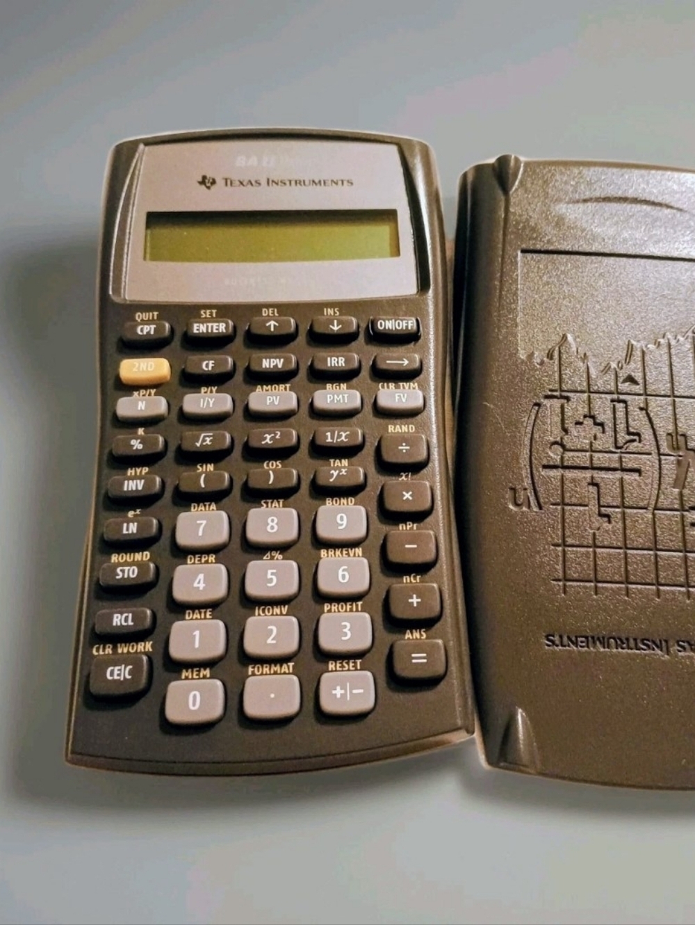 Texas Instruments BA 11 PLUS Black and Silver Financial Calculator - Picture 3 of 7